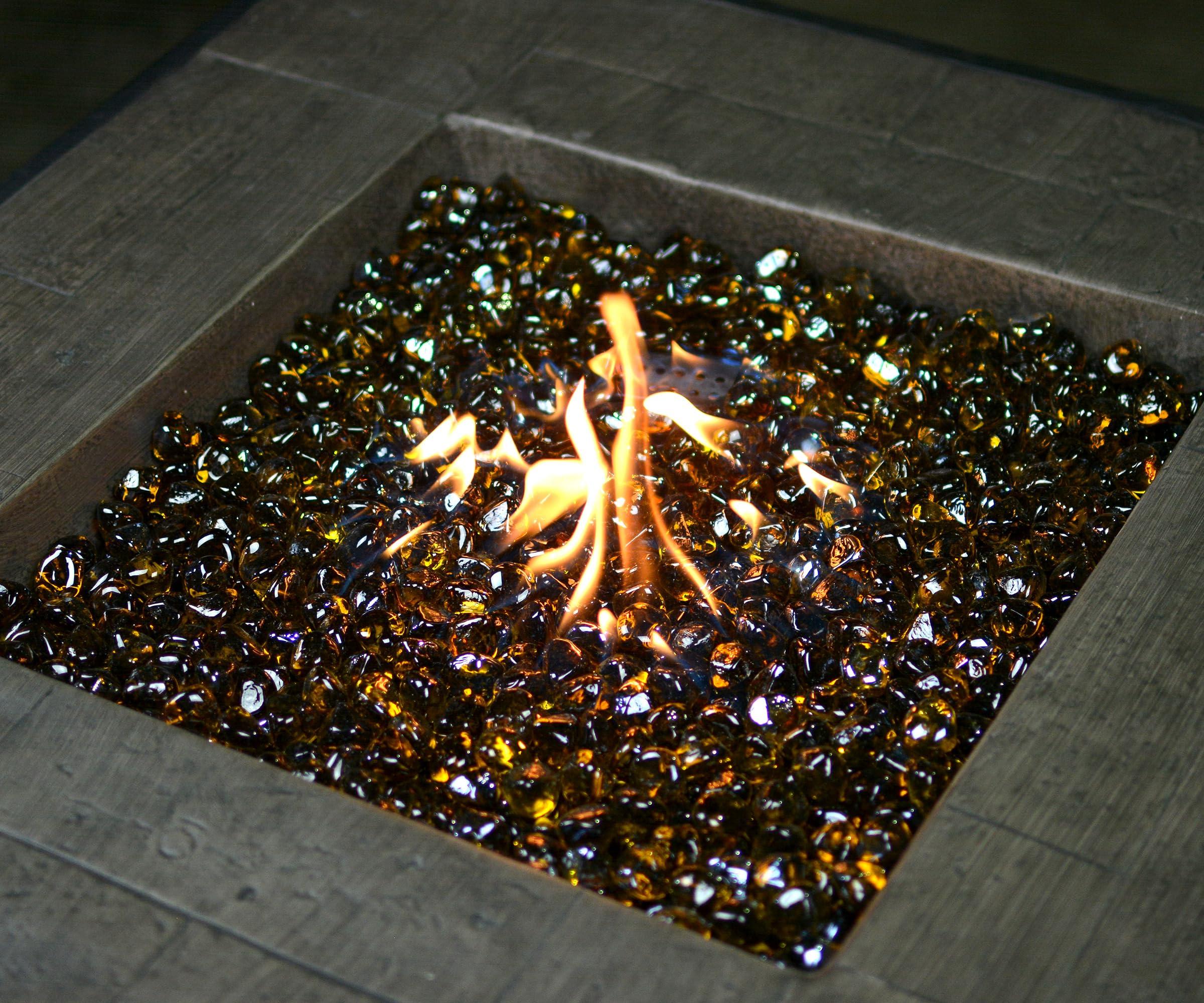 Fire Glass Beads Detail 1